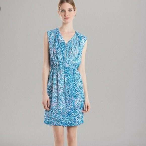Sandro Rebelle Dress - Leopard / Cheetah Print Silk - Picture 1 of 14